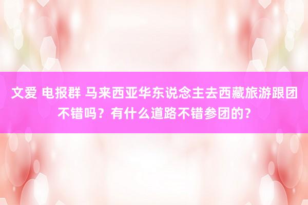 文爱 电报群 马来西亚华东说念主去西藏旅游跟团不错吗？有什么道路不错参团的？