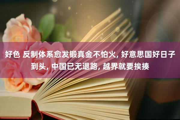 好色 反制体系愈发锻真金不怕火， 好意思国好日子到头， 中国已无退路， 越界就要挨揍